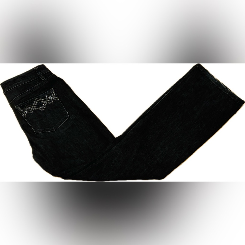 White House Black Market Black Jeans with Rhinestone Accents